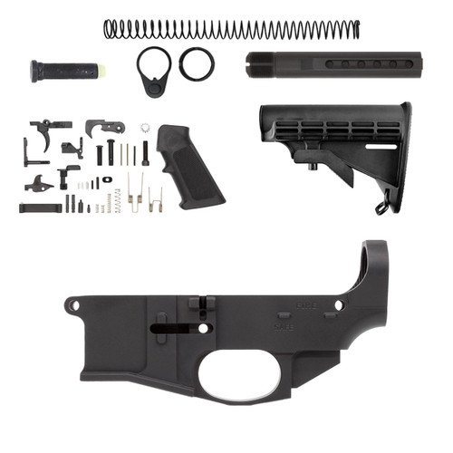 Premium-FireSafe-Marked-Billet-80-Lower-Assembly Premium Fire/Safe Marked Billet 80% Lower Assembly - Image 1